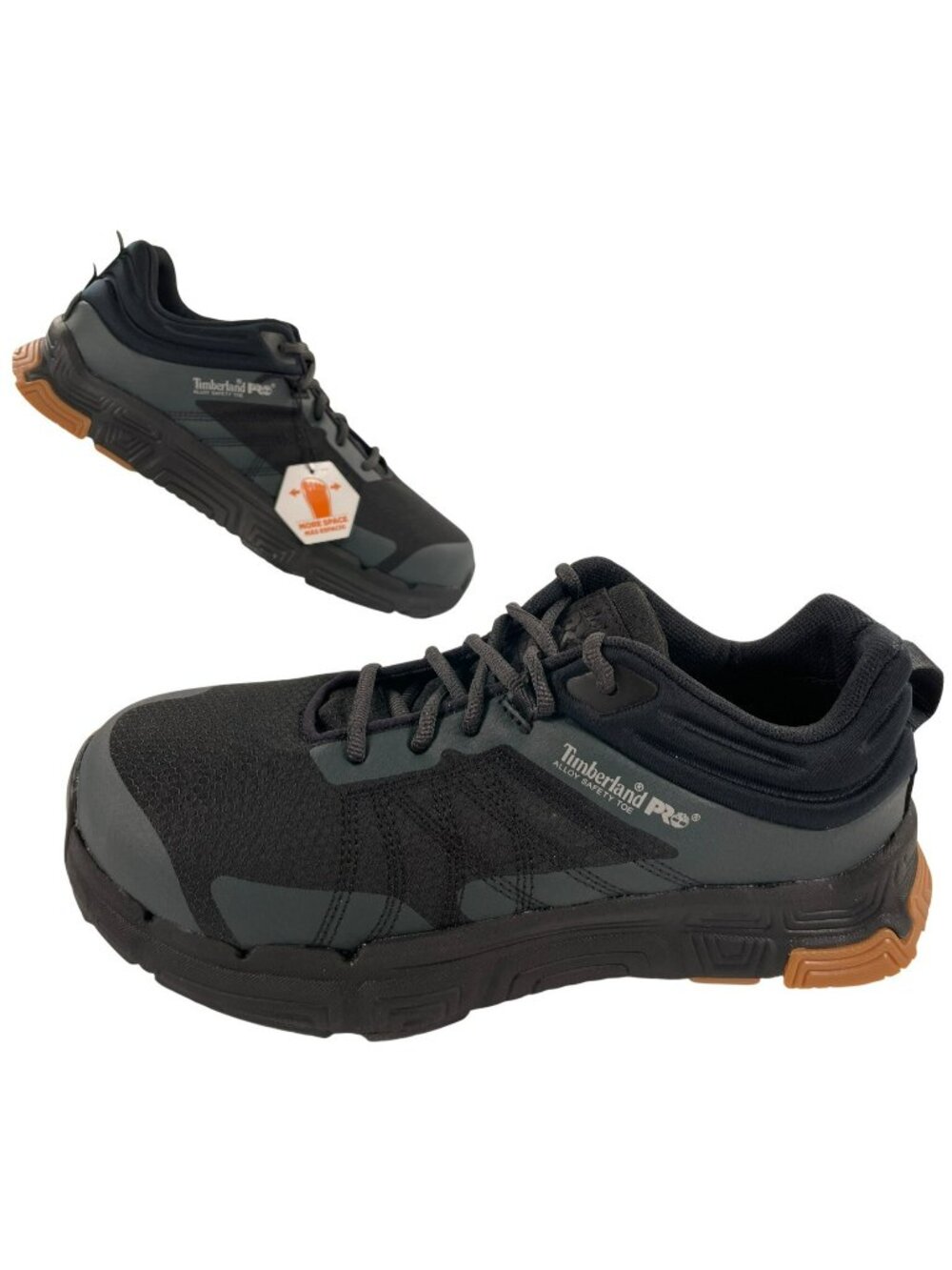 Timberland Pro XR-1 Shoes Safety Toe Black ASTM F2413-24 Men's Size 9.5 NEW